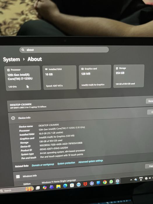 HP Spectre x360 Intel EVO Core i7