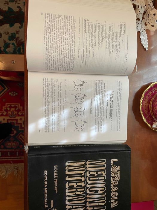 Atlas Tratat medicină internă Gherasim vol 1-3 rezidentiat nu Harrison