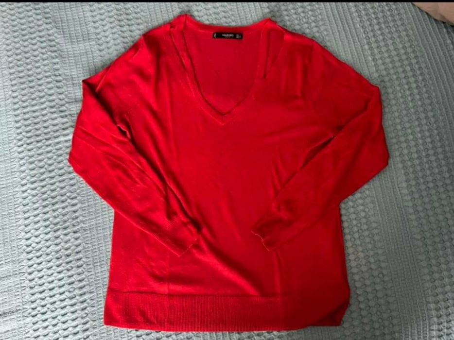 Pulover rosu, Mango, S