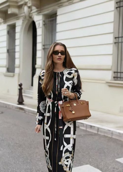 Платье Hermes шелк