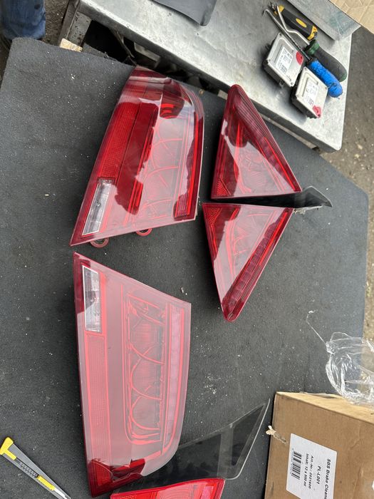 Оригинални лед Led стопове Audi A7 4g8 комполект с фолио