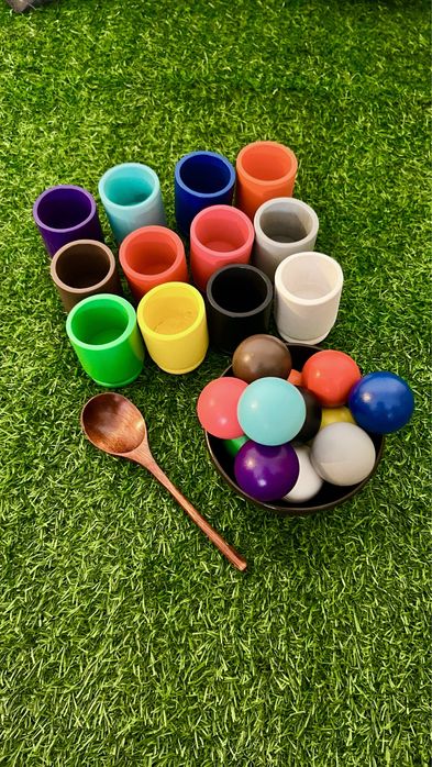 Сортер шарики в стаканчиках