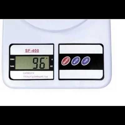 Cantar de bucatarie  5 Kg Display LCD Functia Tara Alb