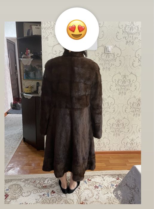 Норковая шуба размер L (48)