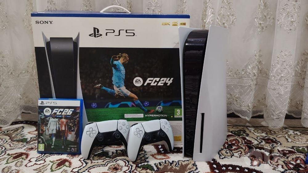 Playstation 5 Fat дискаводим 825.gb состояние идеальное 2 джостик