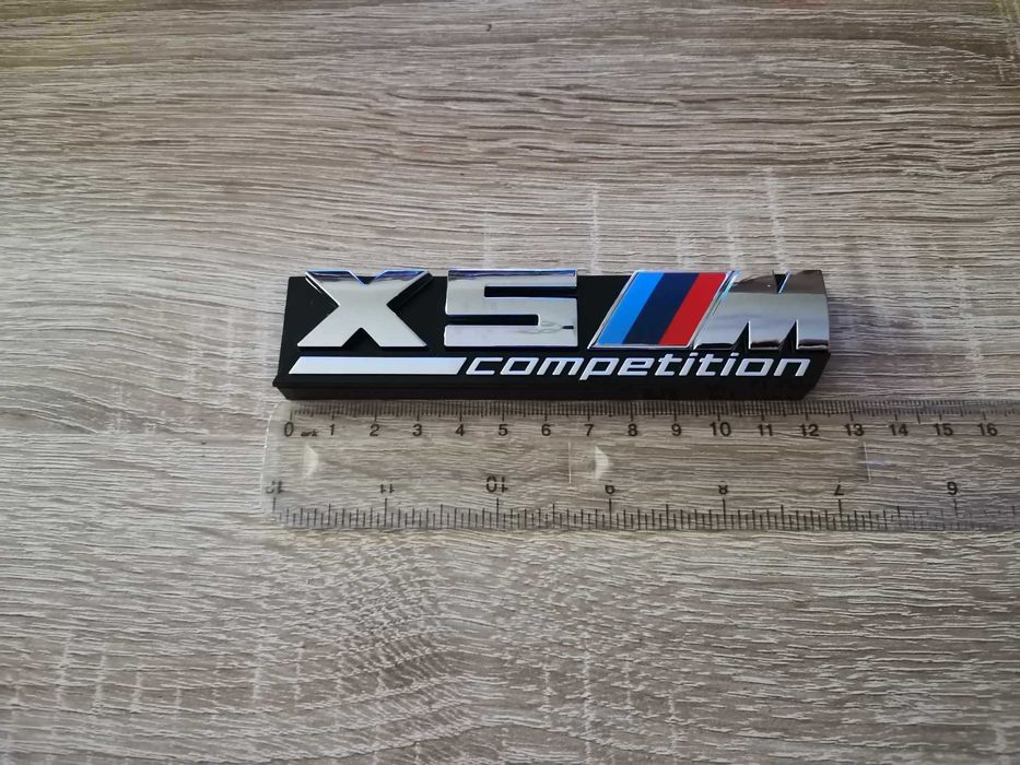 Предна решетка сребриста емблема BMW X5M Competition