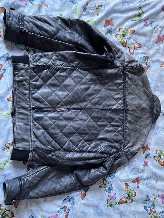 Geaca de piele Massimo Dutti