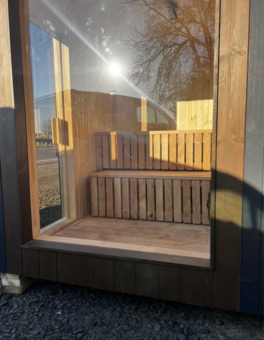 Модульная баня бочка