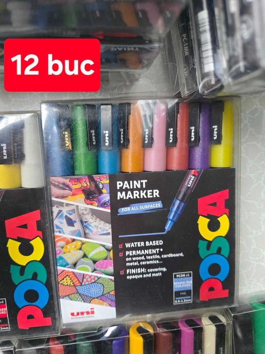 POSCA original, sigilate, SUPER oferta