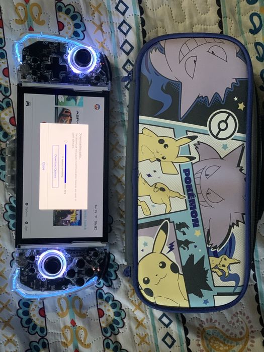 Consola Nintendo Switch Oled Pokemon stare foarte ok Fortnite NFS Fifa