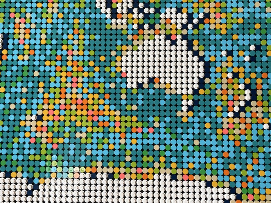 Lego Art world map