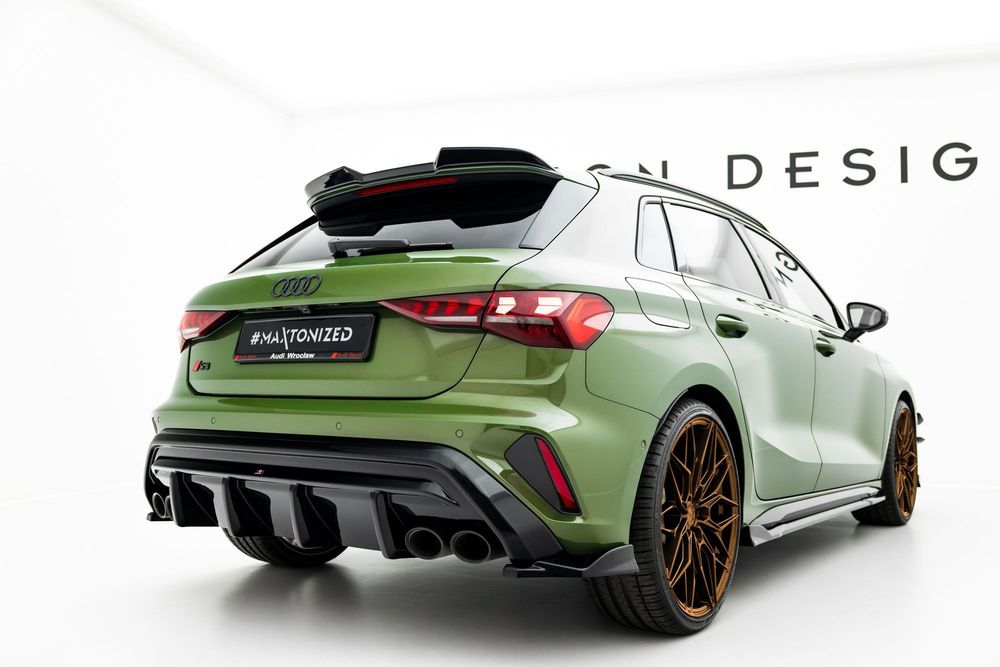 Difuzor Bara Spate compatibil cu Audi S3 Sportback 8Y Facelift Maxton Design