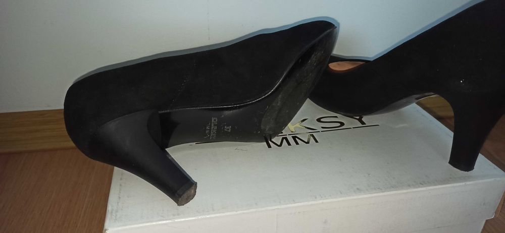 Pantofi piele naturala întoarsă