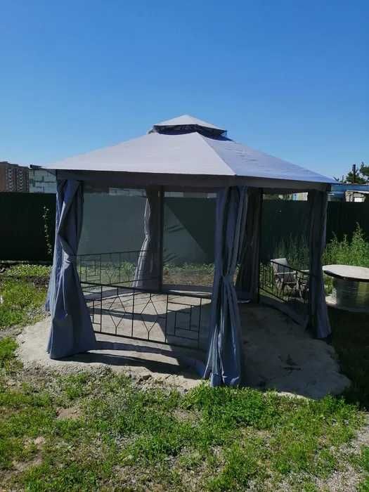 шатер 3*2 с опорой белый