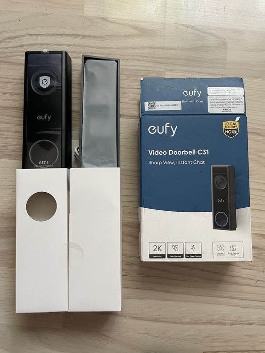 Interfon Sonerie Video EUFY Video Doorbell C31 2K Live Video Call