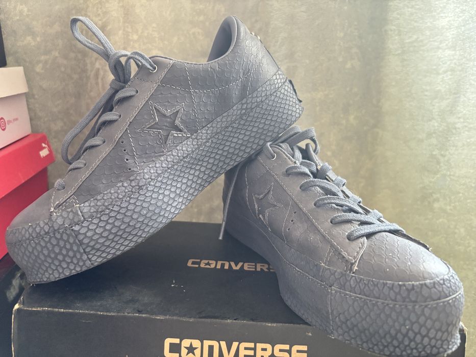 Tenisi converse cu platforma