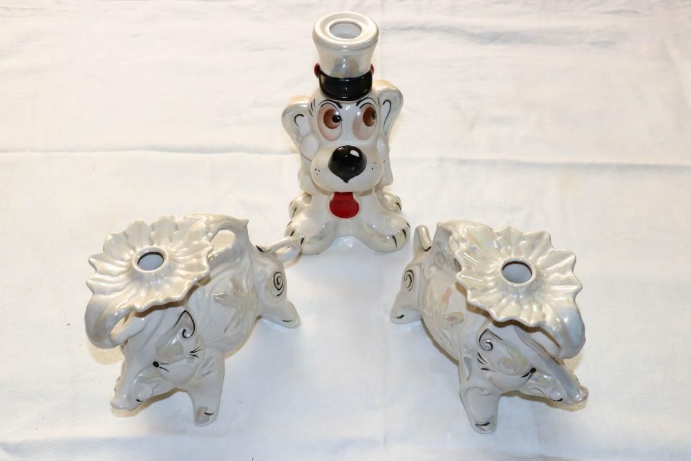 Набор - подсвечники, кисюшки