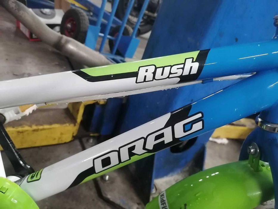 Drag Rush 16"' неон и синьо