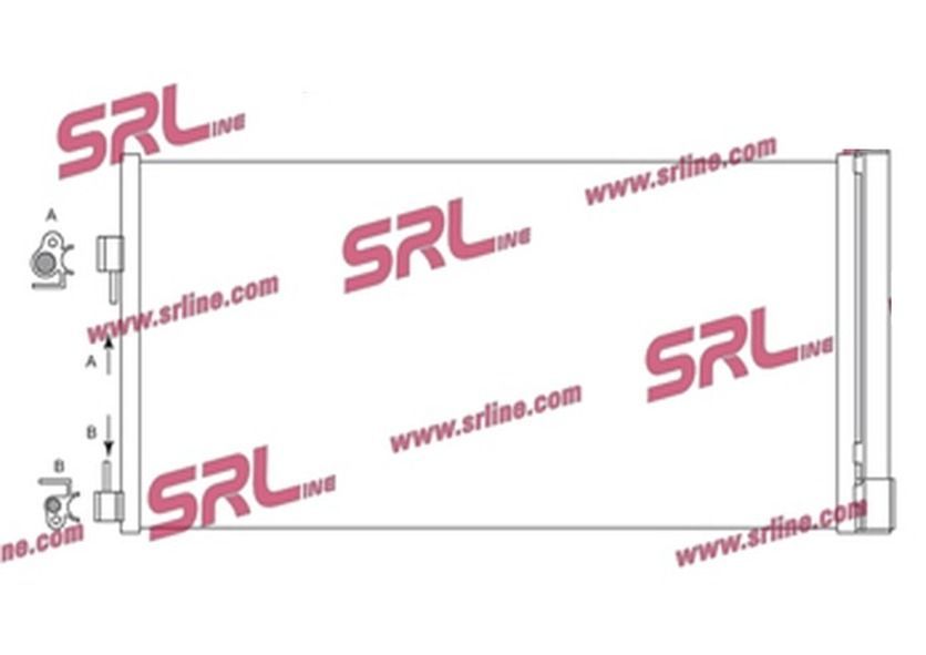 Condensator AC, aer conditionat Renault Laguna 2007-2015, 2.0 T, 2.0 dci, 3.0 dci, 3.5 V6, 1.6, 1.5 dci, 2.0, 680x352x16mm, OE 921000002R, SRLine