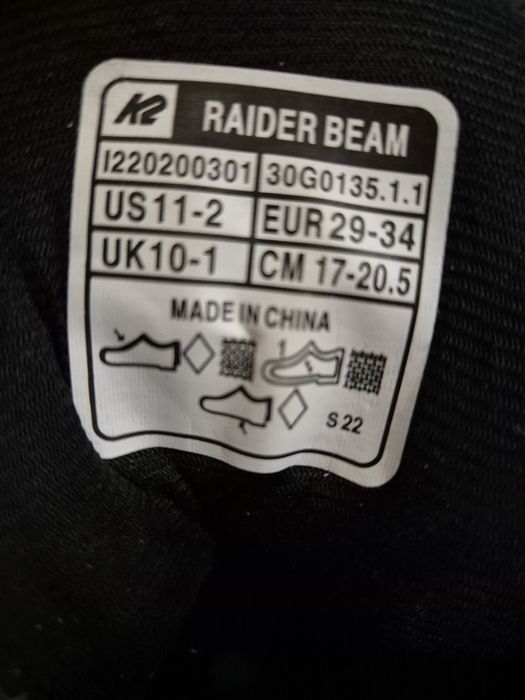 Role K2 Raider Beam, copii, marime 29 - 34
Role K2 Raider Beam, copii,