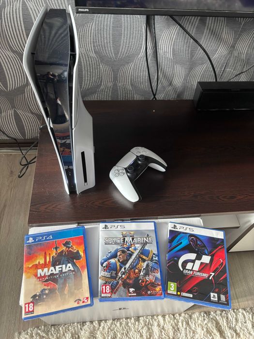 Playstation 5 Slim 2025 | Disc Edition | 1TB | 18 Месеца Гаранция