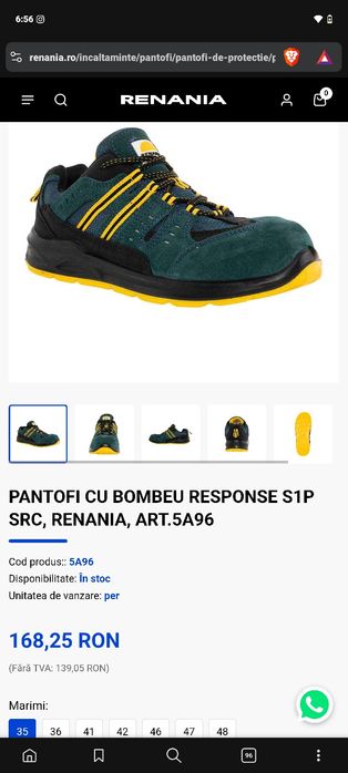 Papuci de lucru Renania