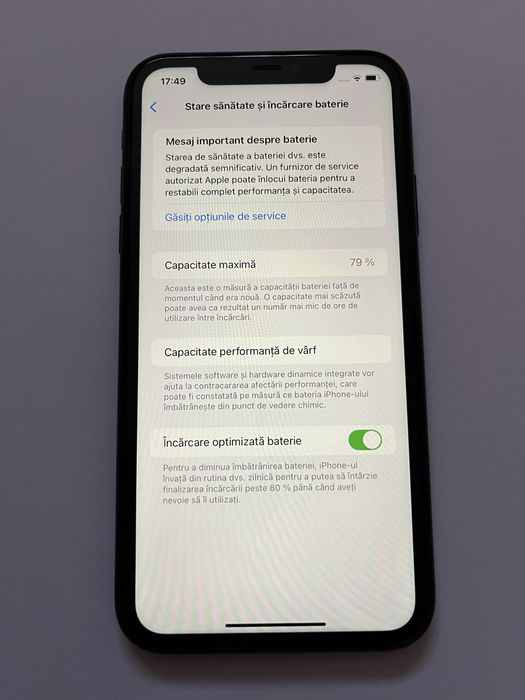 iPhone 11 64GB - stare buna, cutie originala Face ID perfect