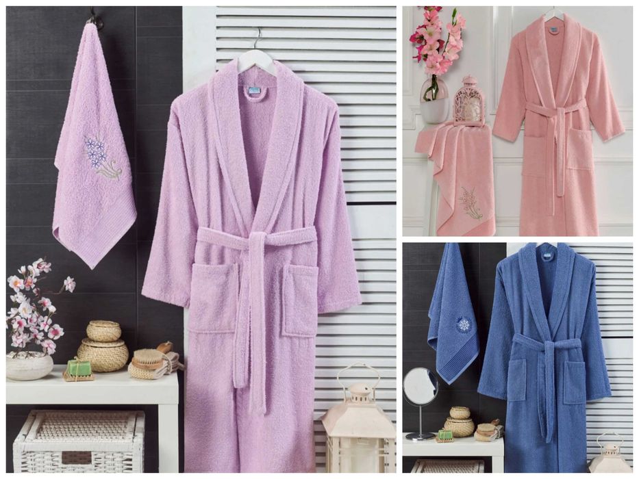 Комплект хавлия и халат