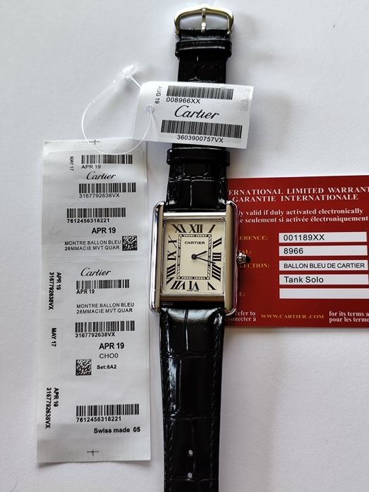 ceas Cartier sigilat