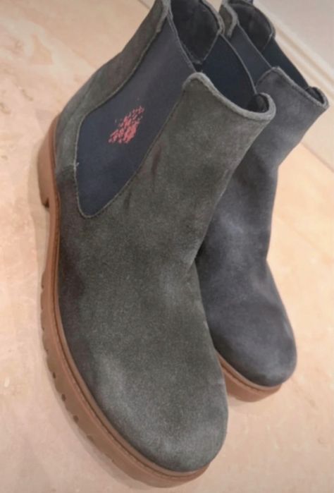 Ghete Dama U.S. Polo Assn. (Piele Intoarsa)