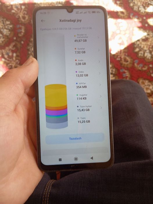 RedMi 13C Sotiladi 8/256GB koʻk rang