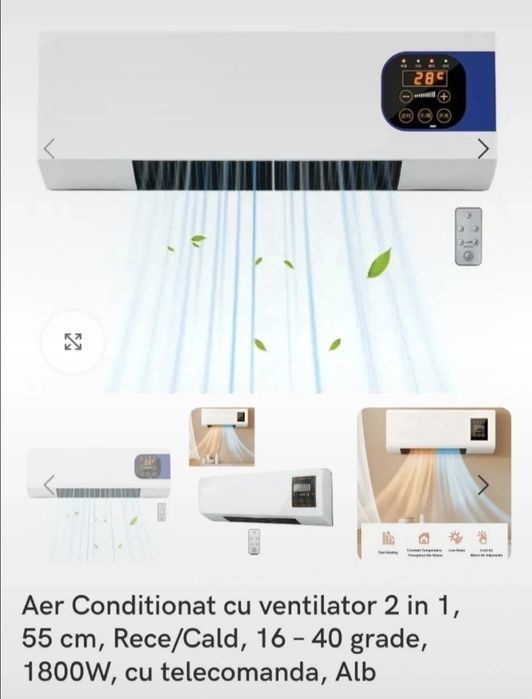 2 in 1 Aer conditionat si aeroterma