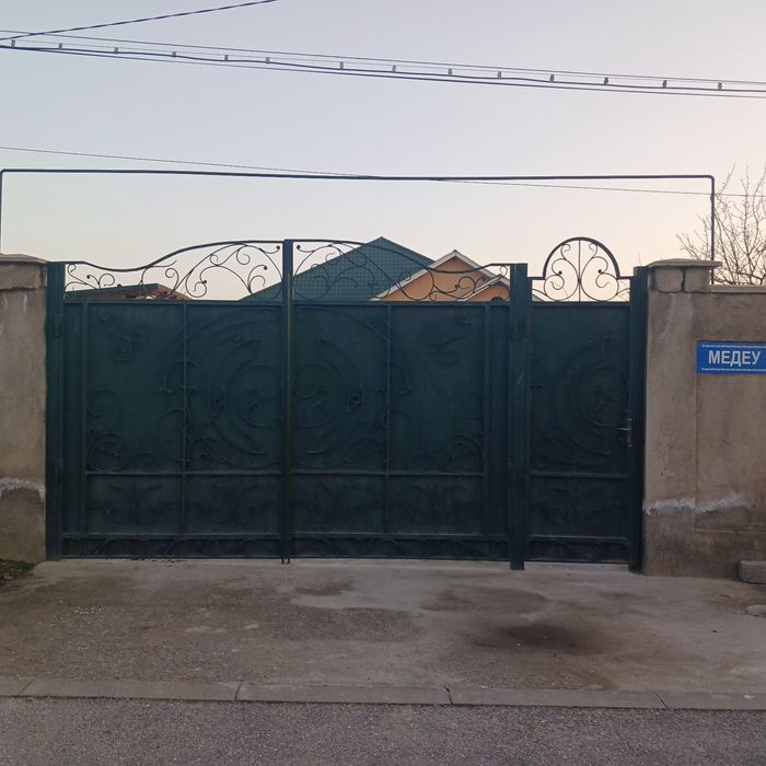 Железная дверь с калиткой