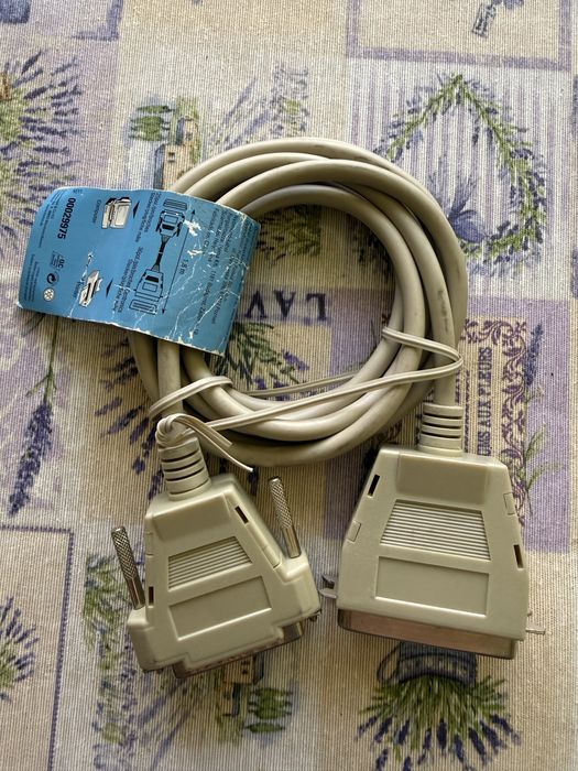 Cablu HAMA 29975 , Pentru imprimanta LPT DB25 tata-mama, 1,8m