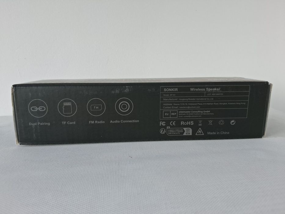 Mini boxa bluetooth cu FM radio,mp3 player usb, micro sd