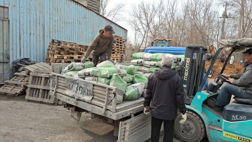 Цемент баласт песок