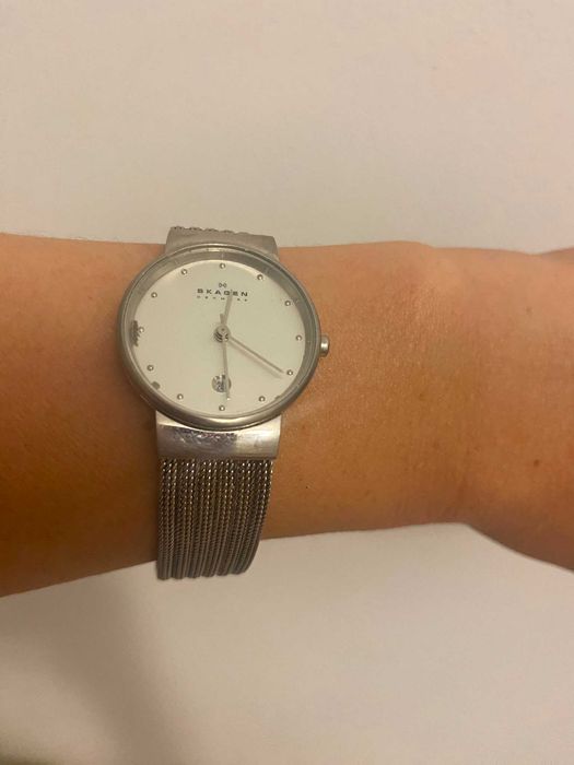 Ceas dama Skagen silver,  35Sss1 Analog Quartz Women Ladies Danish Design