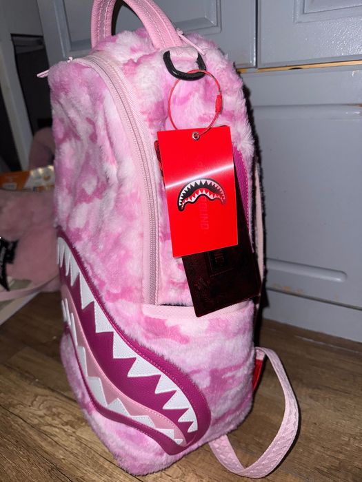 раница Sprayground pink fur