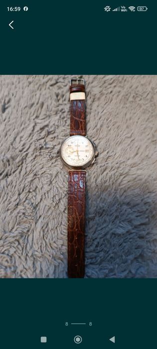 Ceas Bărbătesc Chronograph Automatic Theorein Saltarello Gold/Steel
