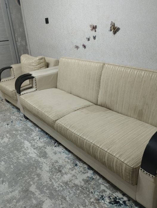 Продам диван и кресло. В хорошем состоянии