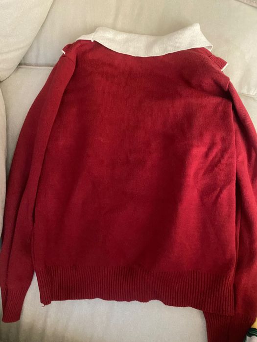 Блузка винтидж с яка и копчета