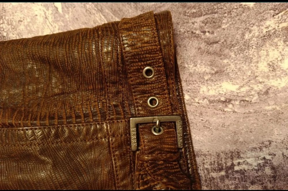 Geaca piele Gianfranco Ferre originala