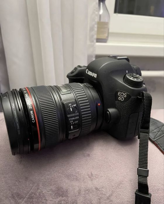 Canon EOS 6D + 24-105 Obyektiv + 2 Batareyka KOMPLEKT SOTILADI.