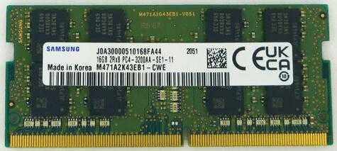 Placute RAM Sodim 8/16/32 GB Samsung/SkHynix/Kingston