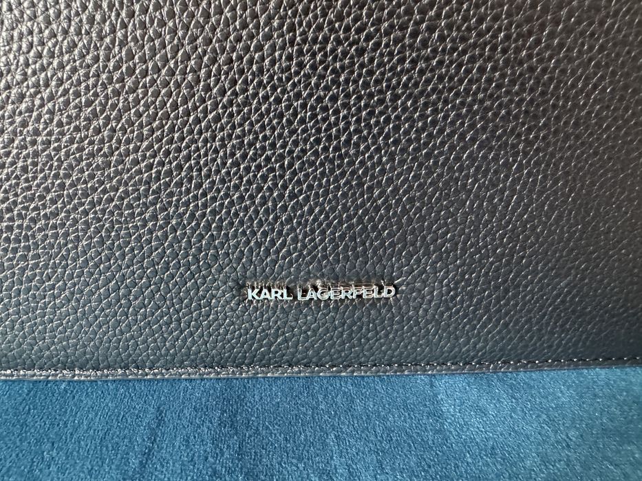 100% Оригинална Кожена чанта Karl Lagerfeld