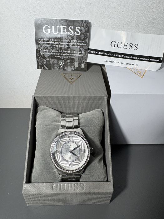Ceas Guess Broadway, silver, nou