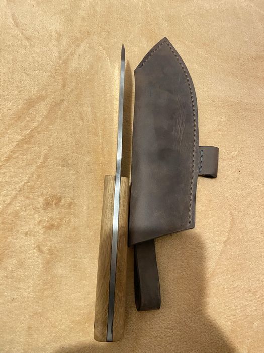 Cutit bushcraft din otel carbon 1075