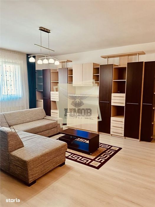 Apartament mobilat 59 mpu etaj intermediar terasa in blocul Y