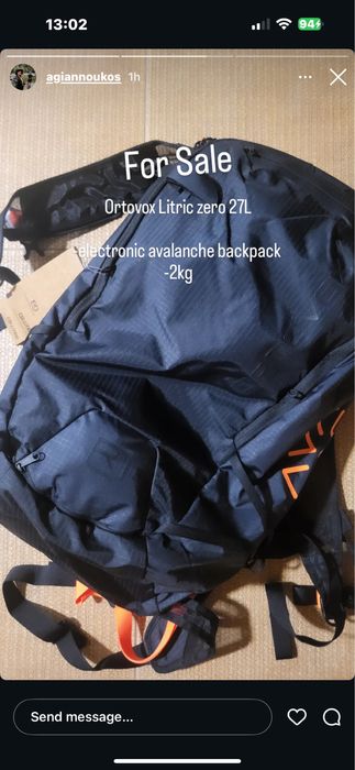 Avalanche backpack 27L