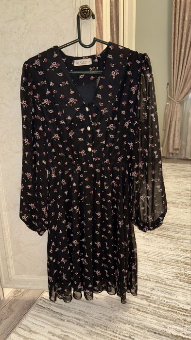 Чёрное платье, размер стандарт